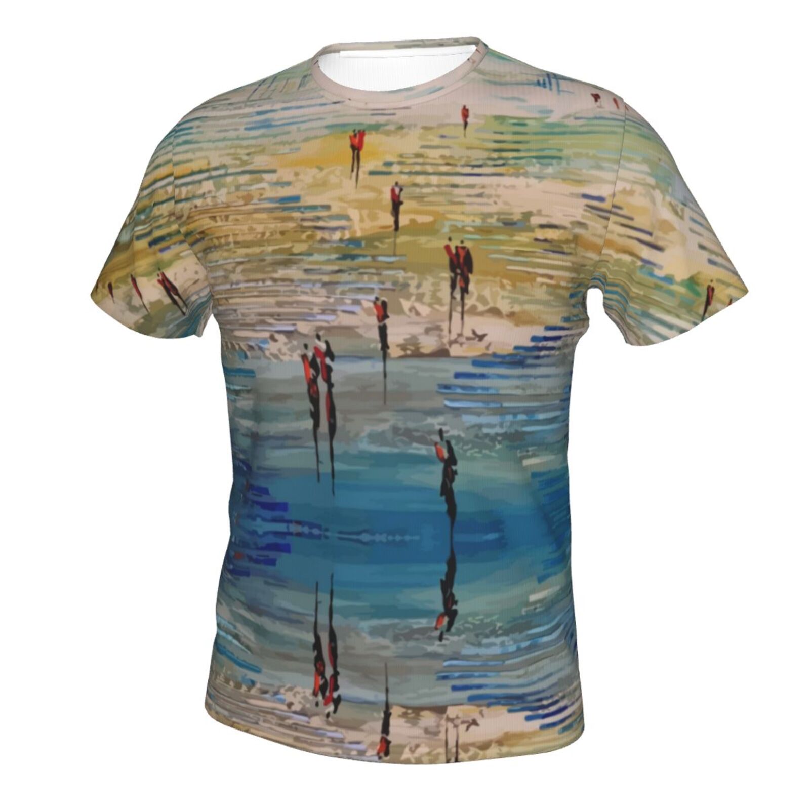 Camiseta Clássica Do Tous Les Chemins Elementos De Pintura