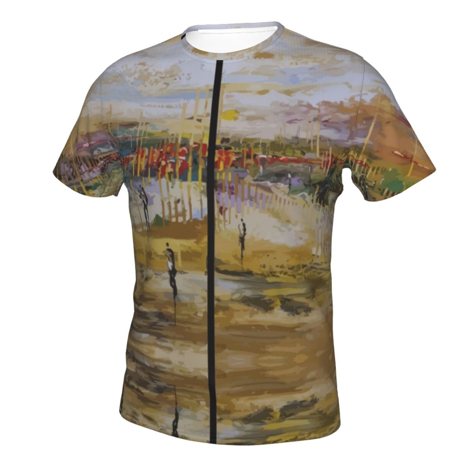 Camiseta Clássica Entre Deux Averses Elementos De Pintura