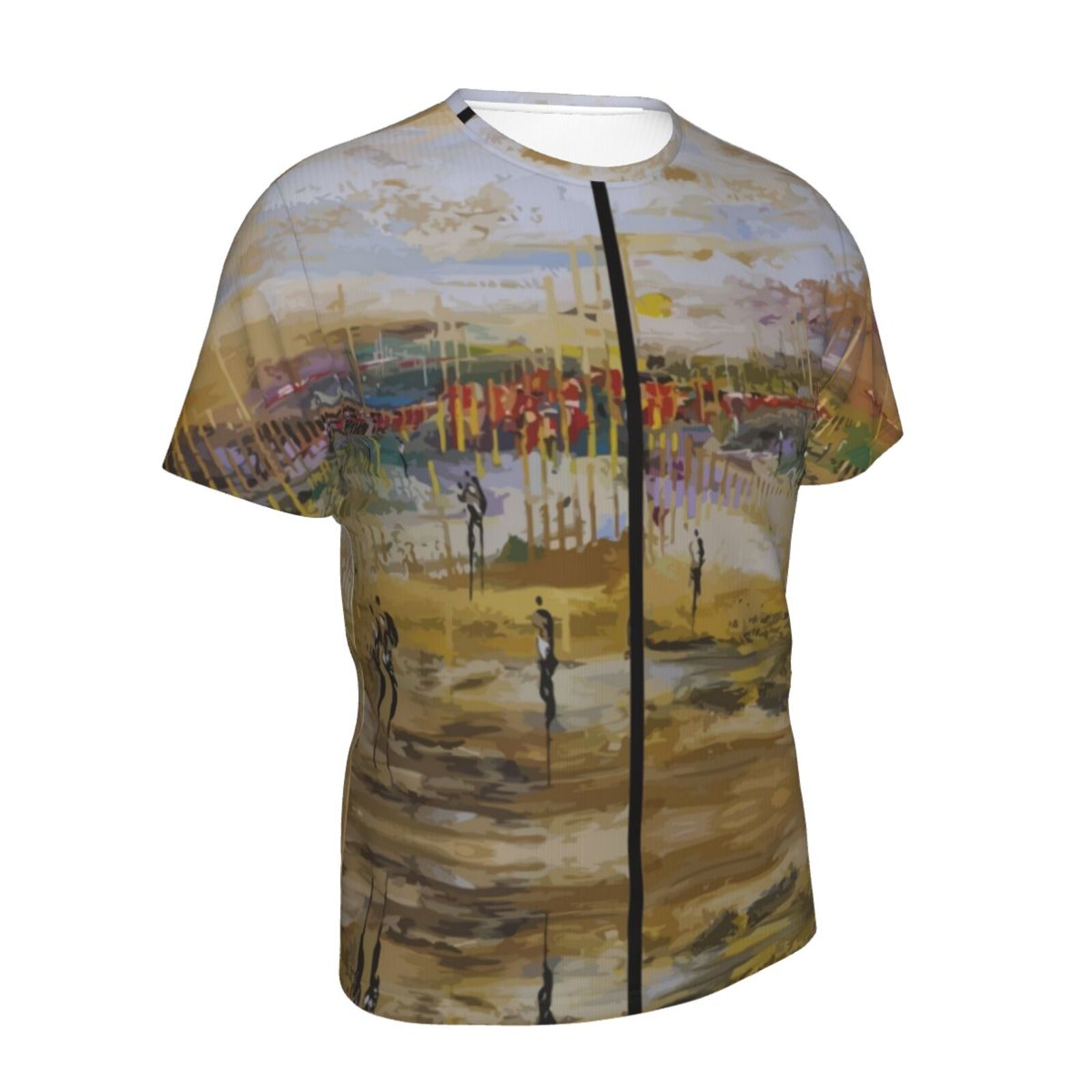 Camiseta Clássica Entre Deux Averses Elementos De Pintura