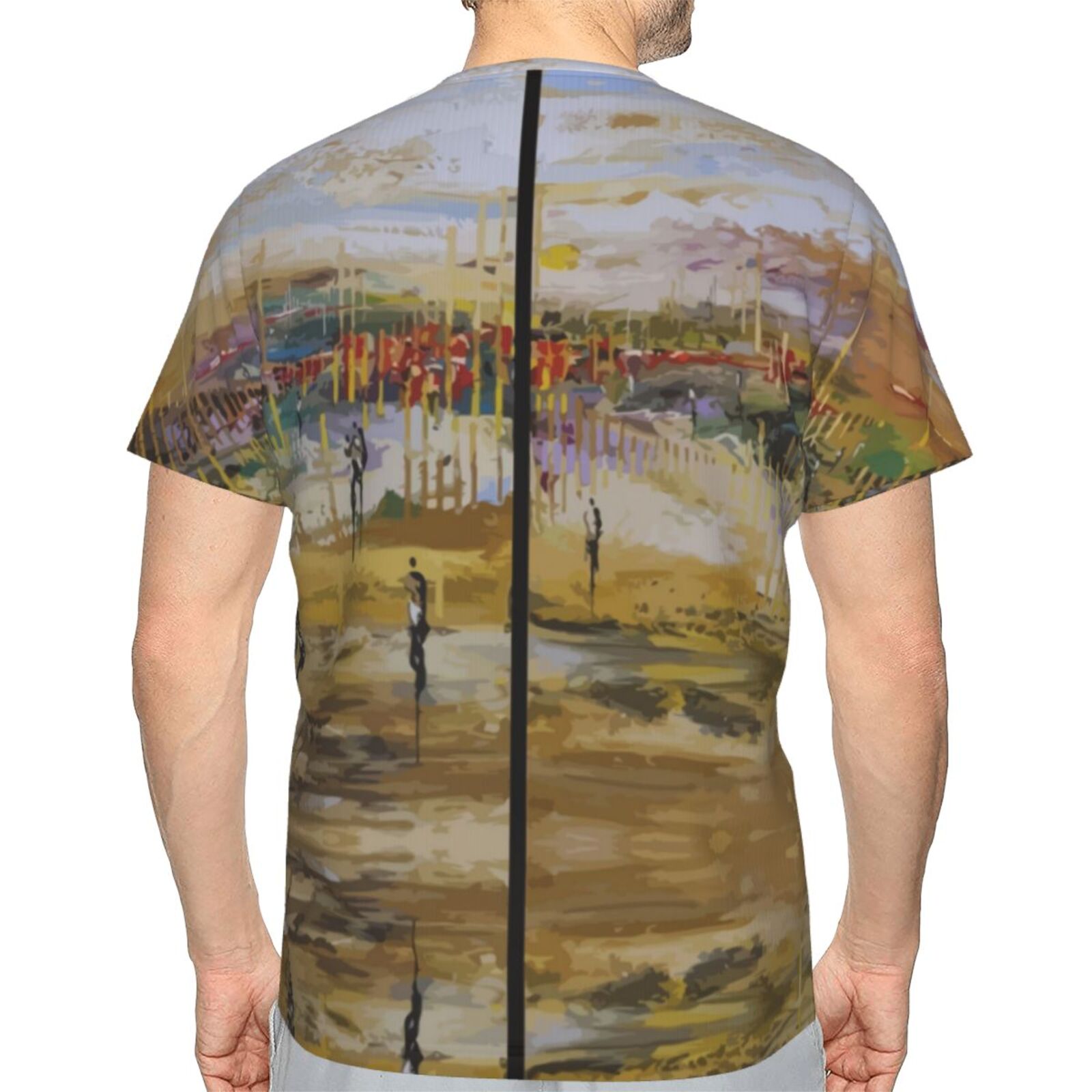 Camiseta Clássica Entre Deux Averses Elementos De Pintura