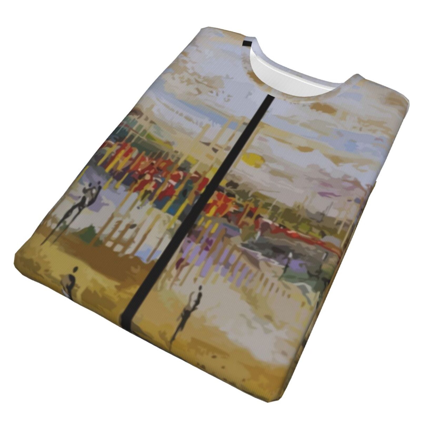 Camiseta Clássica Entre Deux Averses Elementos De Pintura