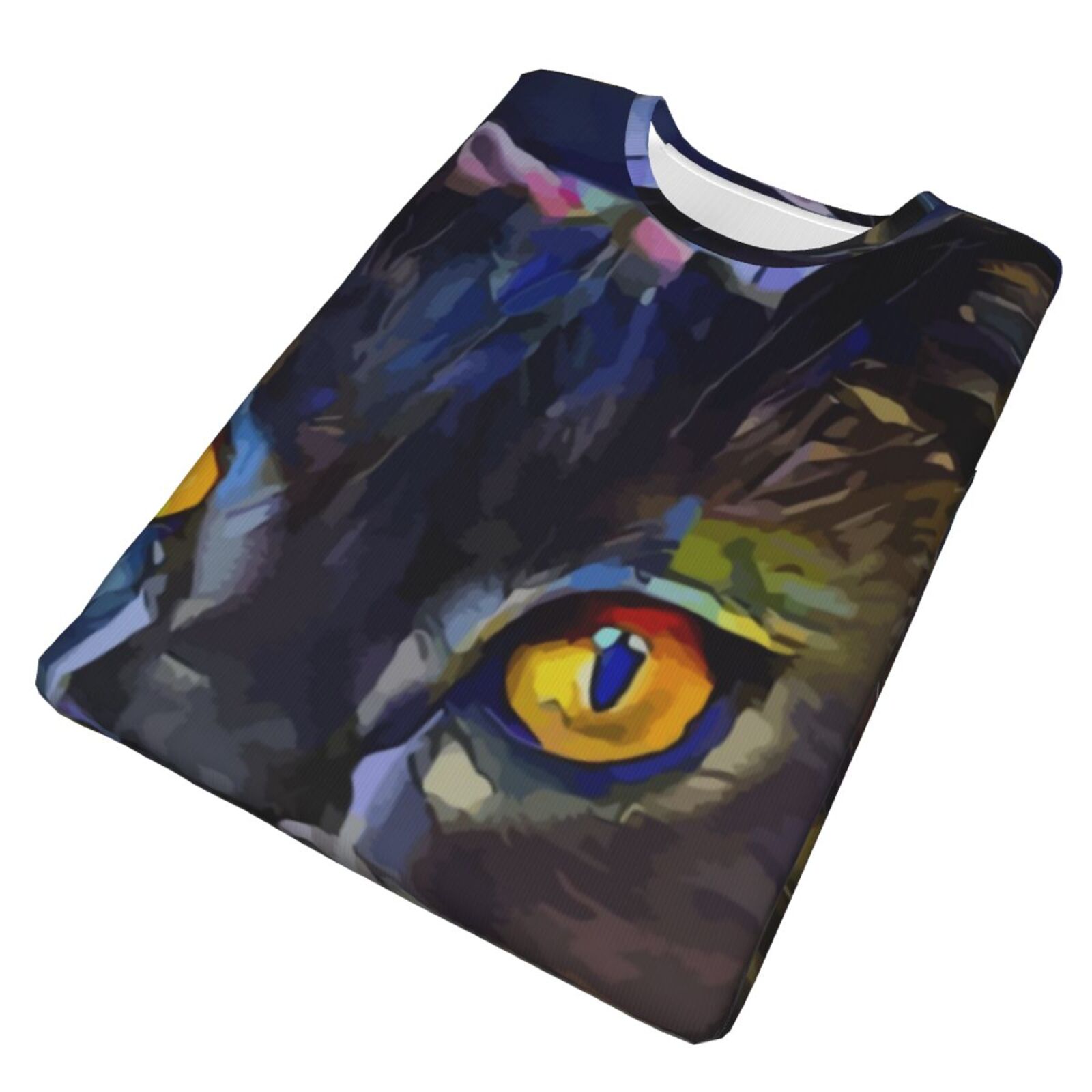 Camiseta Clássica Tango Gato Elementos De Mídia Mista