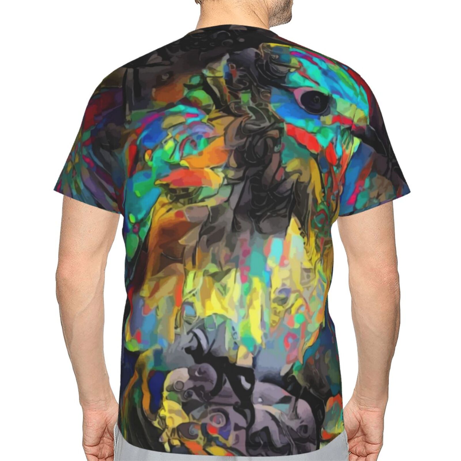 Camiseta Clássica Pajaro De Mayo Bird Elementos De Mídia Mista