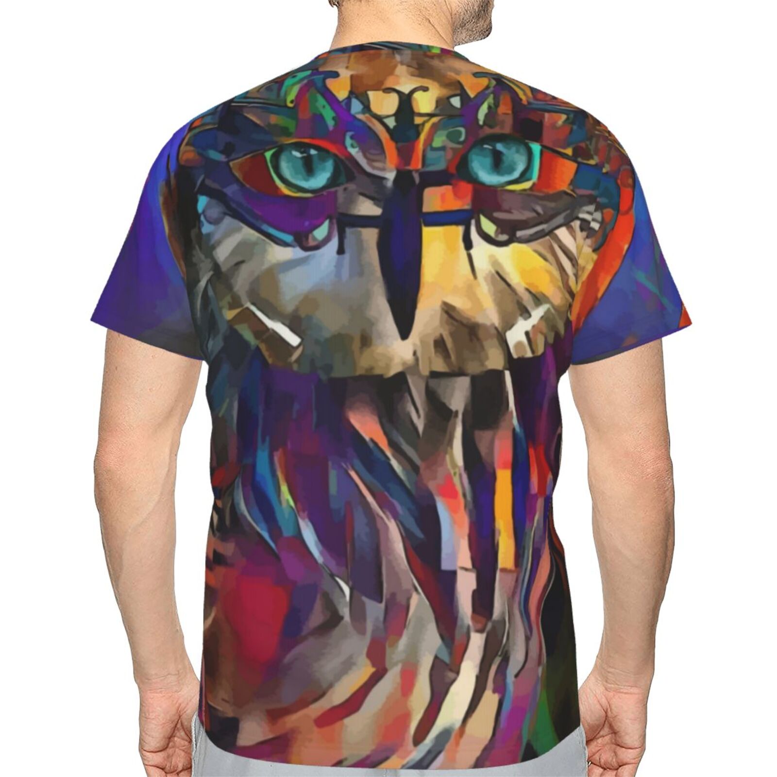 Camiseta Clássica Chaman Owl Elementos De Mídia Mista