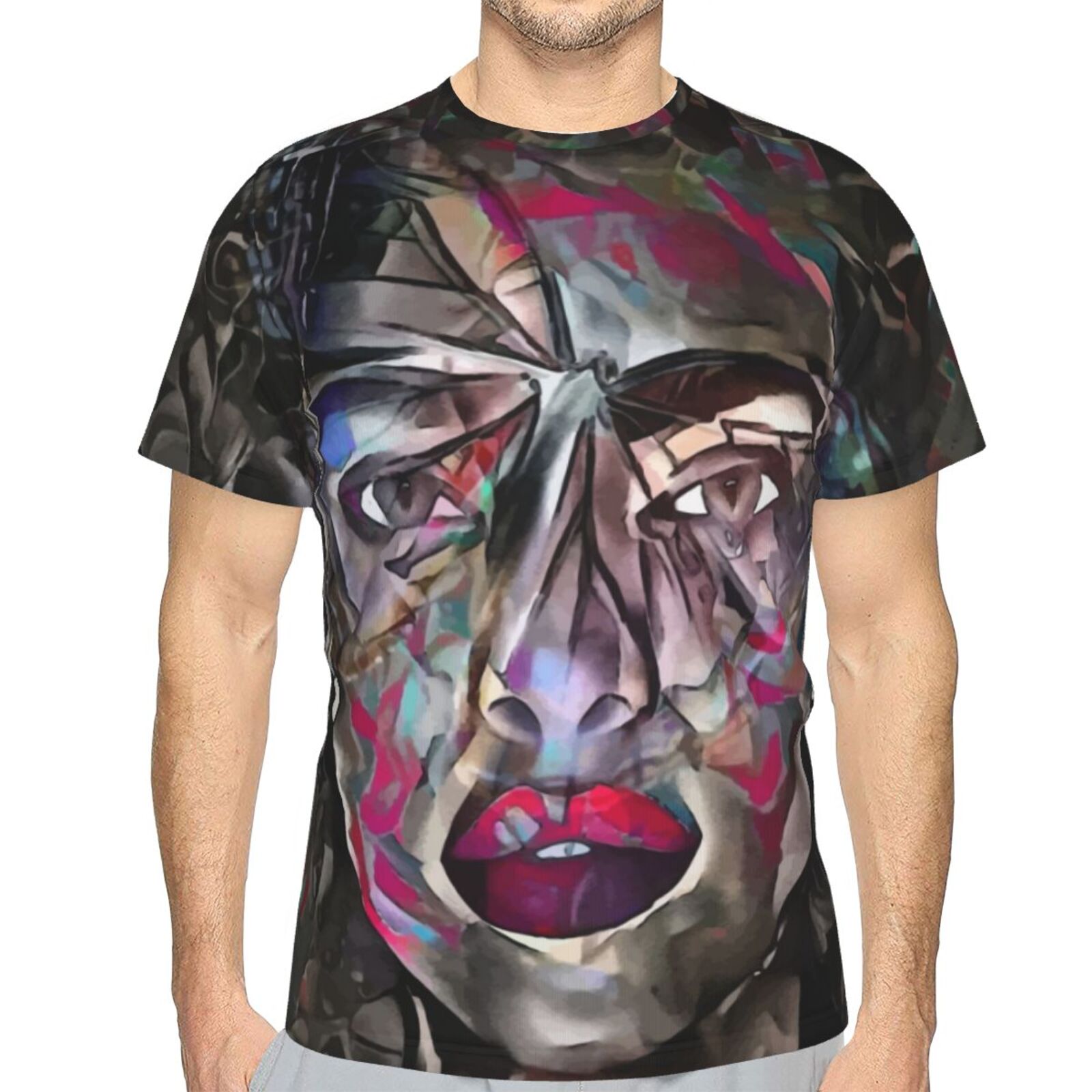 Camiseta Clássica La Mariposa Elementos De Mídia Mista