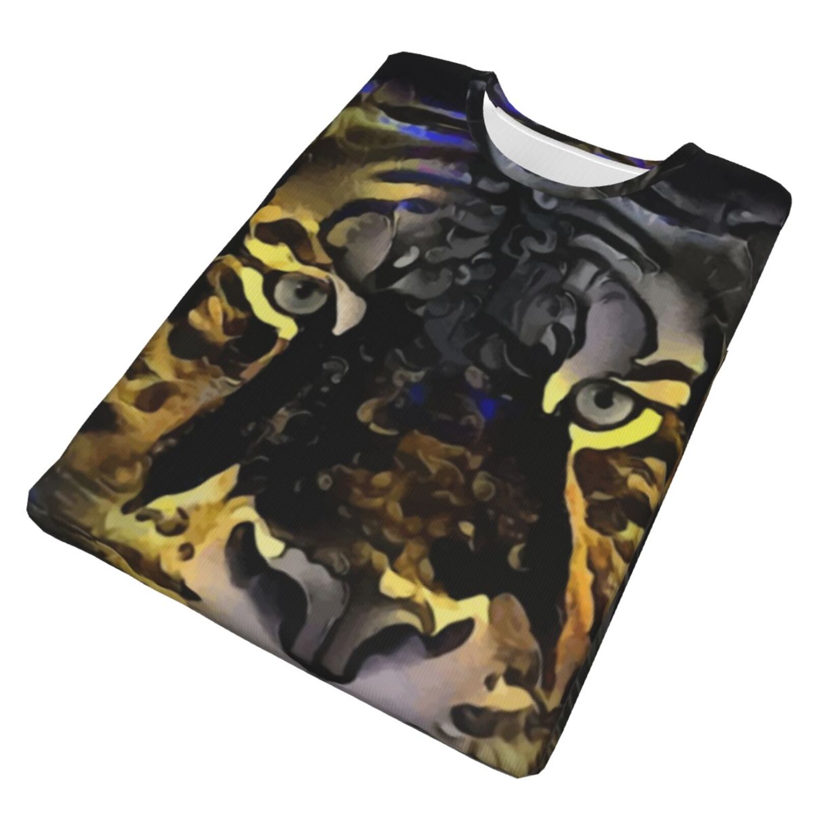 Camiseta Clássica Tigermoon 2021 Elementos De Mídia Mista